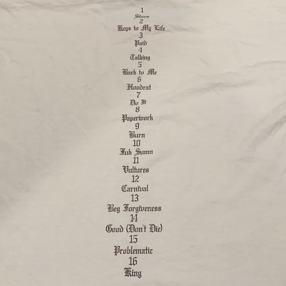 YEEZY VOLUME 1 “VULTURES” Longsleeve - MENS SIZE, SEE MEASUREMENTS - Picture 5 of 16